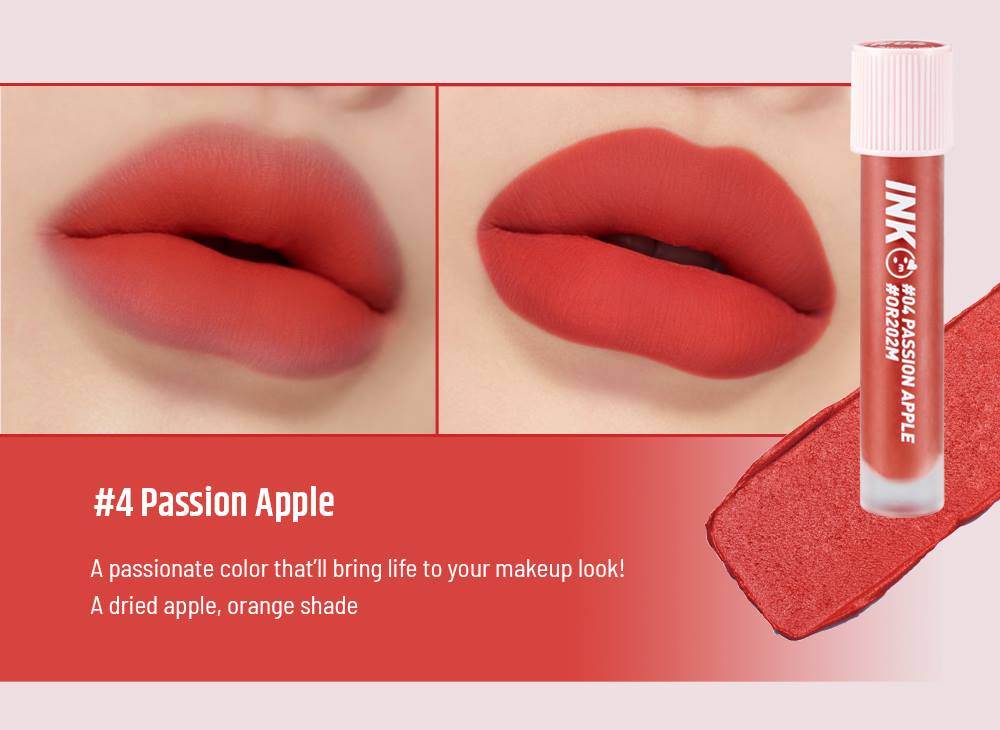 PERIPERA Ink Matte Blur Tint 04 Passion Apple 3.8g Makeup Tool Beauty