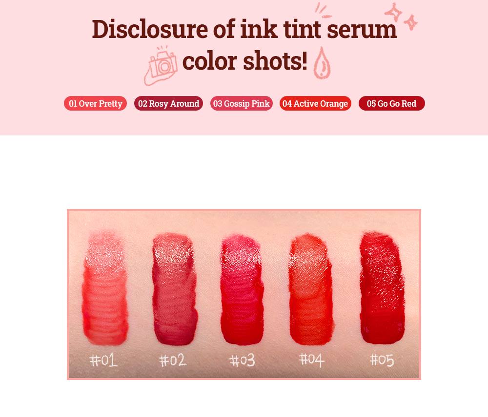 PERPERA Ink Tint Serum 4g Makeup Tools Beauty Cosmetics Womens