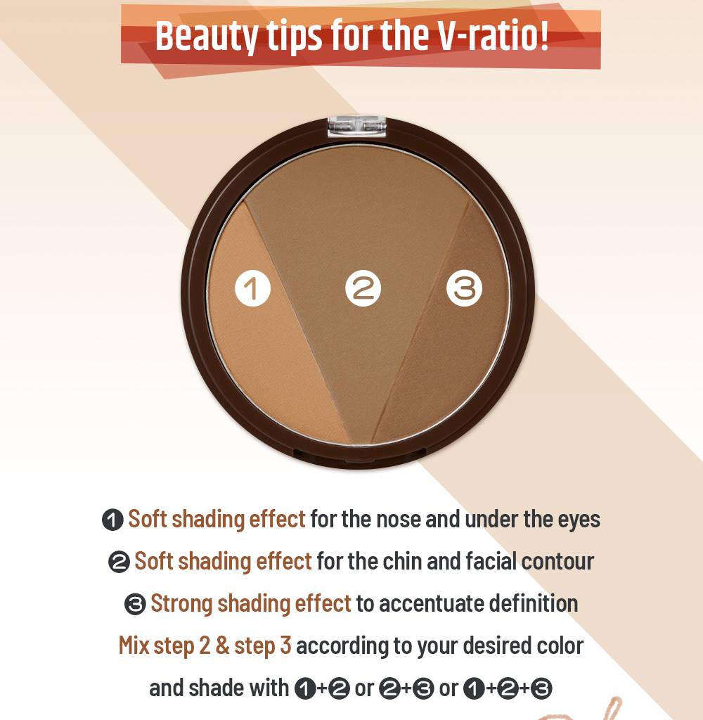 PERIPERA Ink V Shading 9.5g Makeup Tools Beauty Womens Cosmetics