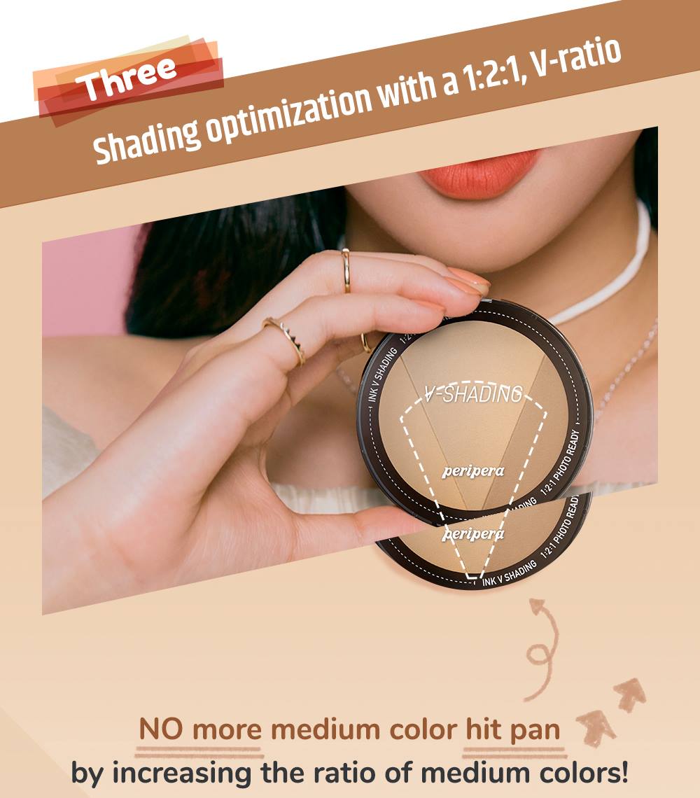 PERIPERA Ink V Shading 9.5g Makeup Tools Beauty Womens Cosmetics