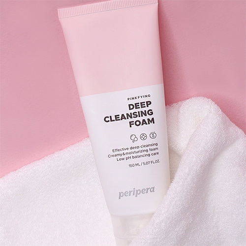 PERIPERA Pink Fying Deep Cleansing Foam 150ml Skin care Beauty Tools