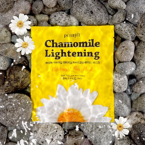 PETITFEE Chamomile Lightening Hydrogel Face Mask (5 sheets)