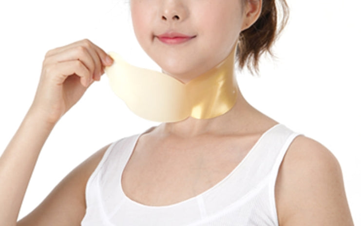 PETITFEE GOLD NECK PACK 50g Korean Skincare Womens Pads Cosmetics