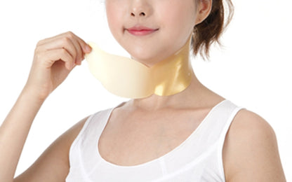 PETITFEE GOLD NECK PACK 50g Korean Skincare Womens Pads Cosmetics