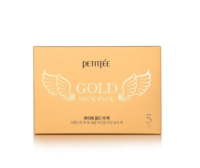 PETITFEE GOLD NECK PACK 50g Korean Skincare Womens Pads Cosmetics