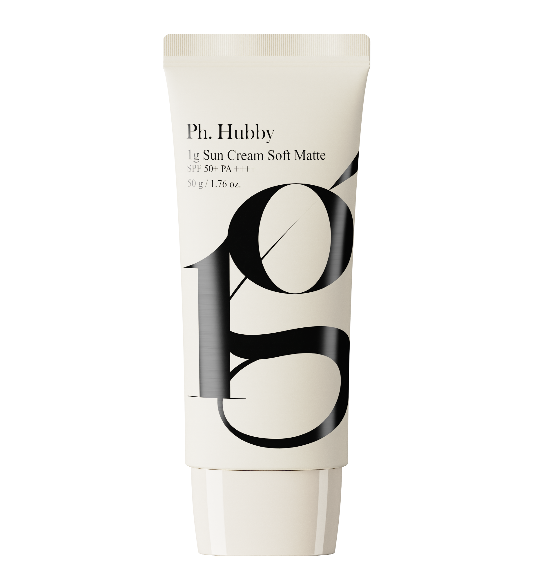 4 Pieces Ph. Hubby 1g Soft Matte Sun Creams Tube Type Whitening SPF50+ PA++++ 50ml No White Cast Facial Sunscreens Skincare Sunblock UV Face Body Neck
