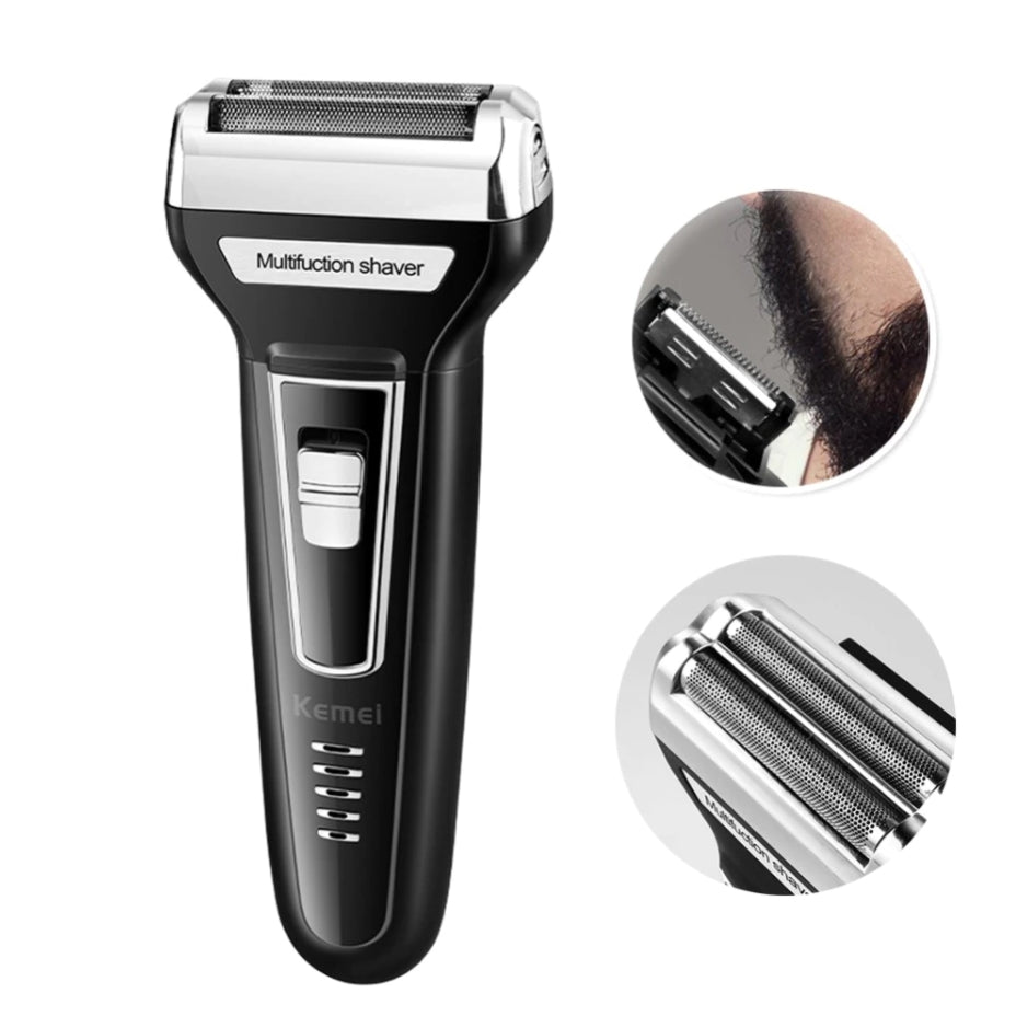 Kemei KM-6559 3 In 1 Multifunctional USB Hair Trimmer Electric Shavers
