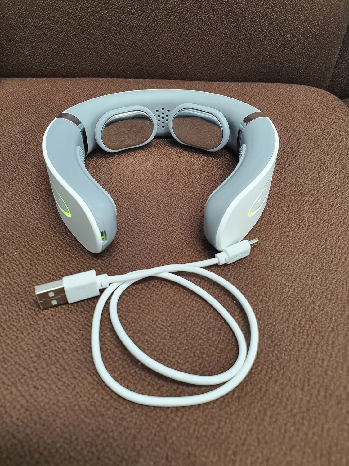 Smart Neck Massagers Mini White Pain Relax Wireless Intelligent USB Portable Square Wave