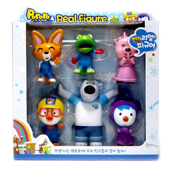 PORORO Figure 6 Types Sets Toy Animated Characters Best Sellers