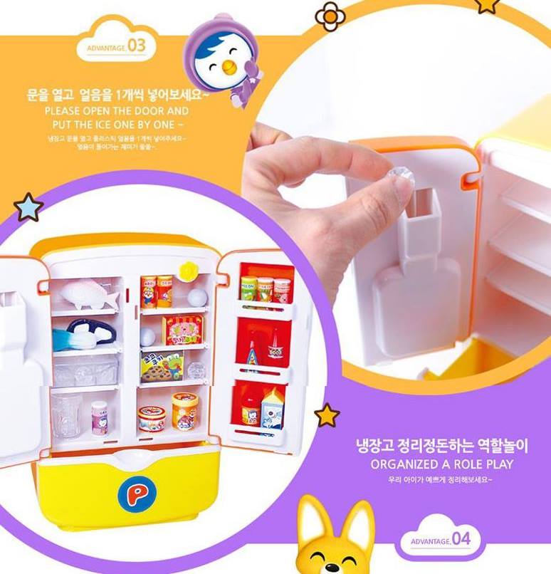 PORORO Baby Refrigerator Kids Toys Role play Korean Animation Children