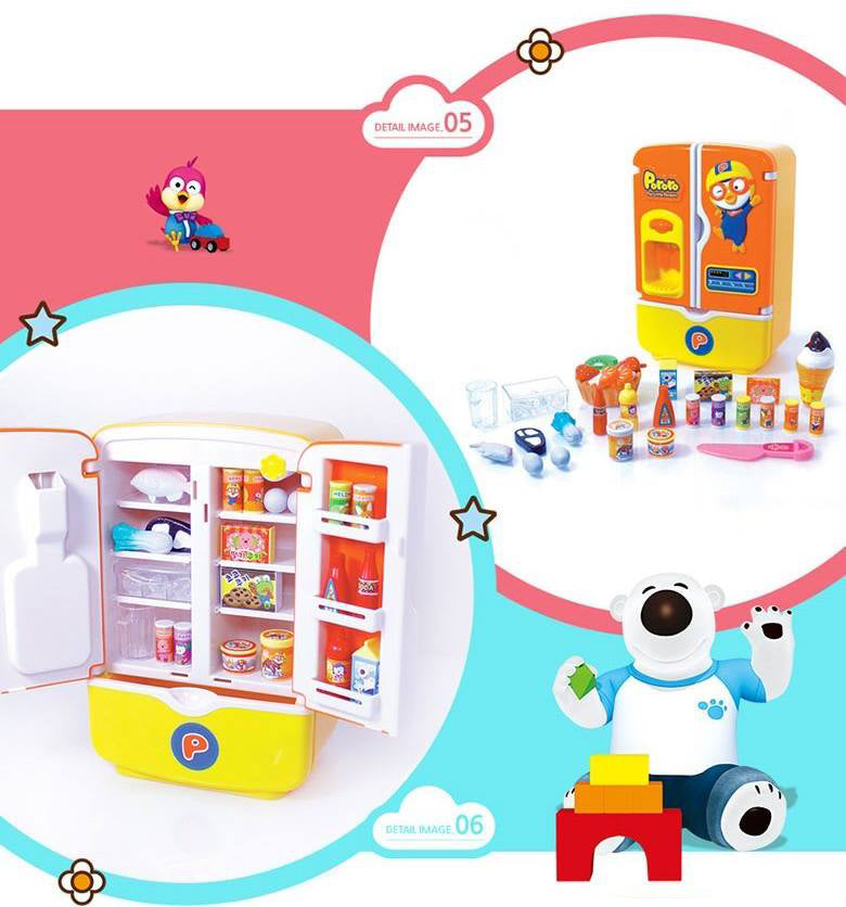 PORORO Baby Refrigerator Kids Toys Role play Korean Animation Children
