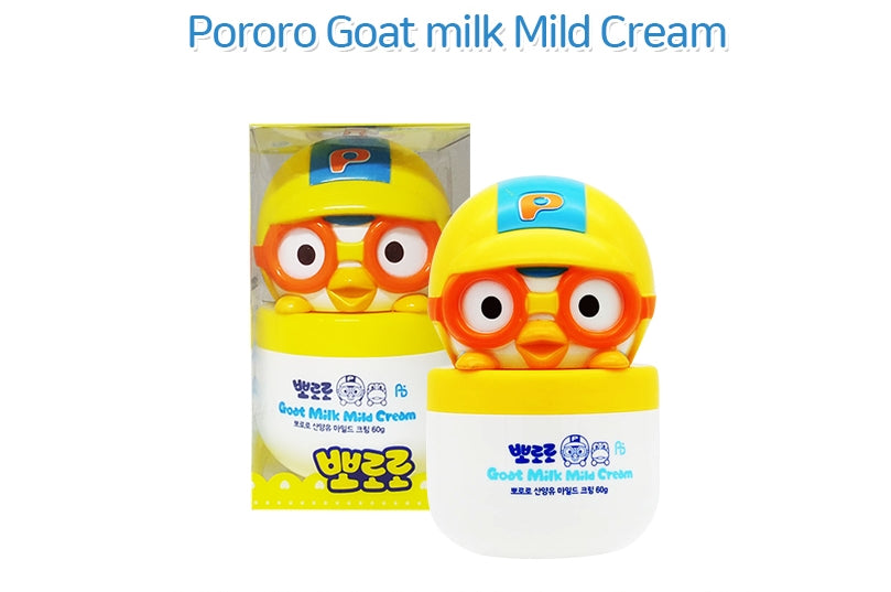 Pororo Goat Milk Mild Creams Children Kids Skin Body care Moisture