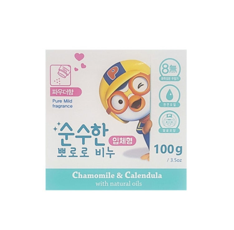 Pororo Pure Soap Chamomile&Calendula Powder Flavor 100g Kids Bodycare