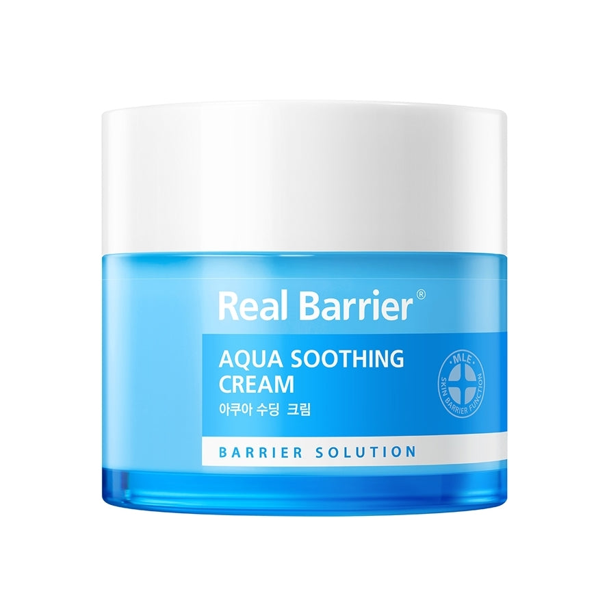 Real Barrier Aqua Soothing Cream Cooling Skincare Beauty Cosmetics