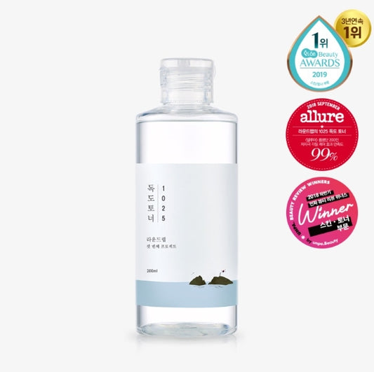 ROUND LAB 1025 DOKDO TONER 200ml Korean Cosmetics Skincare Womens