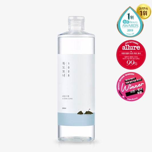ROUND LAB 1025 DOKDO TONER 500ml Korean Cosmetics Skincare Womens