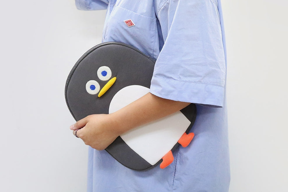 Penguin 11" Ipad Laptop Pouch Sleeves Case Protective Covers Purses Bags