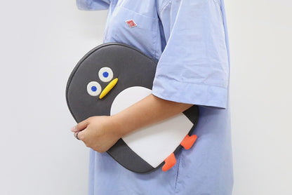 Penguin 11" Ipad Laptop Pouch Sleeves Case Protective Covers Purses Bags