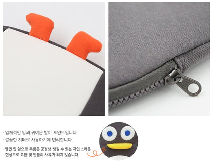 Penguin 11" Ipad Laptop Pouch Sleeves Case Protective Covers Purses Bags