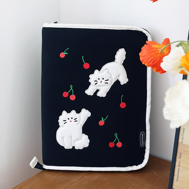 Animal Graphic Square 11" iPad Laptop Sleeves Cases Protective Covers Purses Handbags Pouches Sponge Cute Design Collage