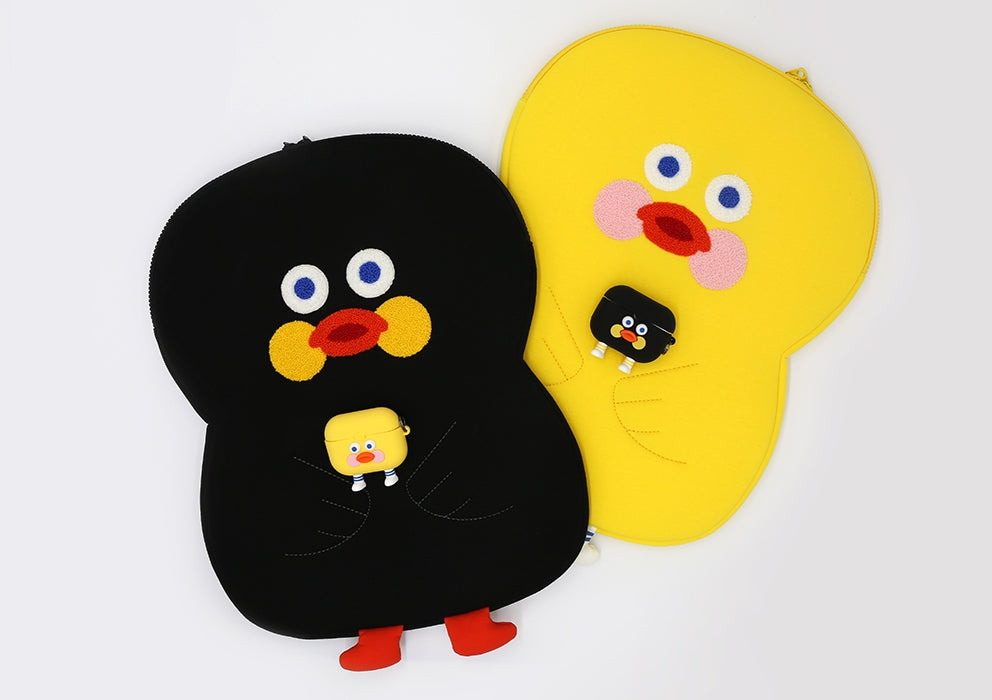 Duck Shaped Character 13" Inch Laptop Pouch Sleeves Protective Covers