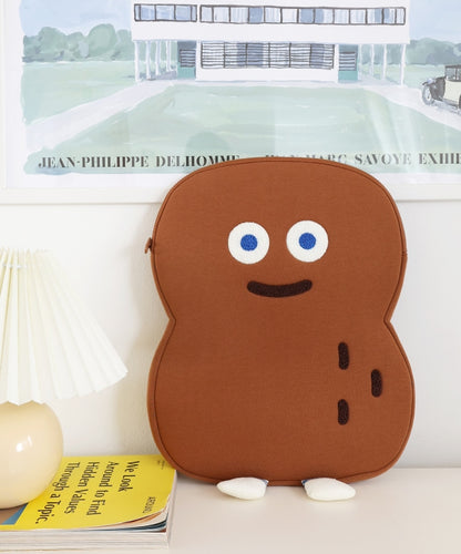 Brown Peanut Character 13" Inch Laptop Pouch Sleeves Protective Covers