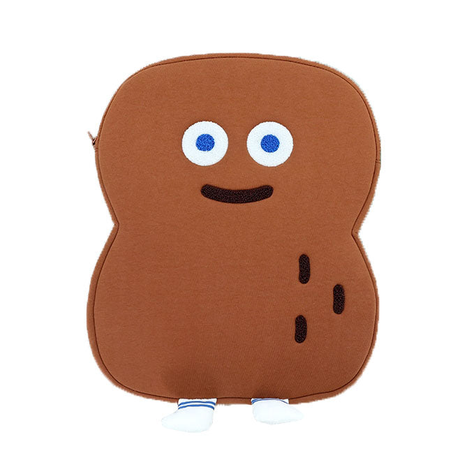 Brown Peanut Character 13" Inch Laptop Pouch Sleeves Protective Covers