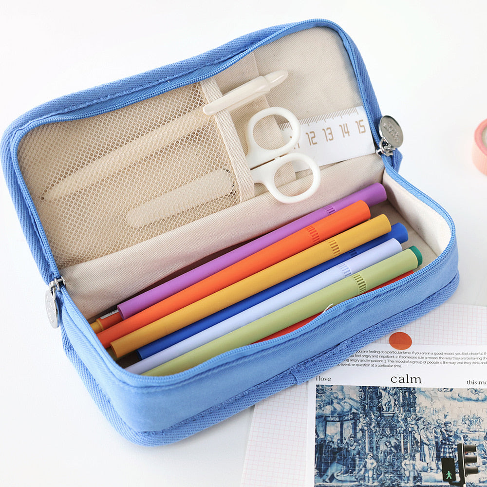365 Pencil Cases Cotton Cosmetics Pouches Stationery School Office Gifts Students Teens Girls