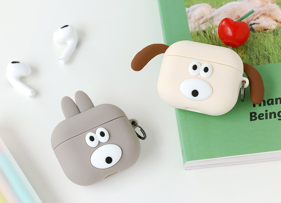 Bunny Puppy Characters Airpods3 Cases Accessory Silicone Protect Apple Gadget Cute Accessories
