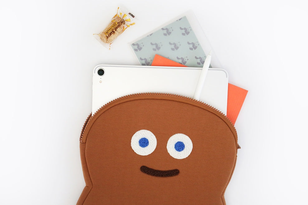 Peanut Character 11" Inch iPad Laptop Pouches Sleeves Protective Covers Computer Bags Cute Cases