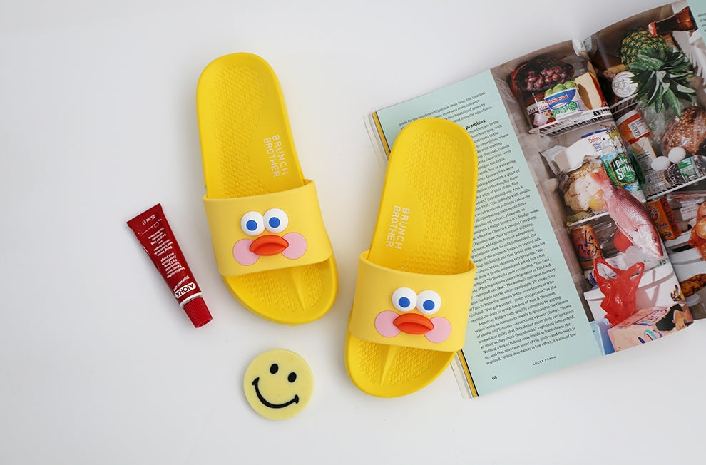 Cute Duck Characters Womens Sandals Slippers Shoes Office School Home