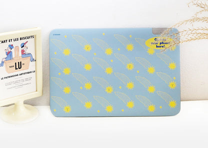 Graphic Wireless Charging Mouse Pads Faux Leather Non-Slip Office Gift