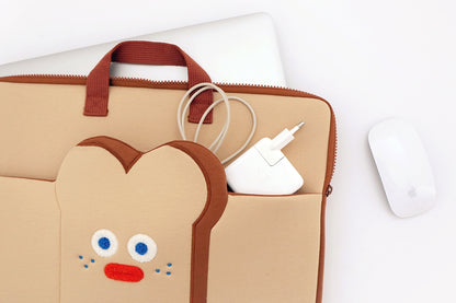 Square Laptop Briefcases Cute Character 15"17" Sleeves Handbags Purses