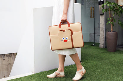 Square Laptop Briefcases Cute Character 15"17" Sleeves Handbags Purses