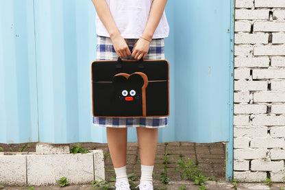 Square Laptop Briefcases Cute Character 15"17" Sleeves Handbags Purses