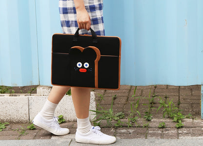 Square Laptop Briefcases Cute Character 15"17" Sleeves Handbags Purses