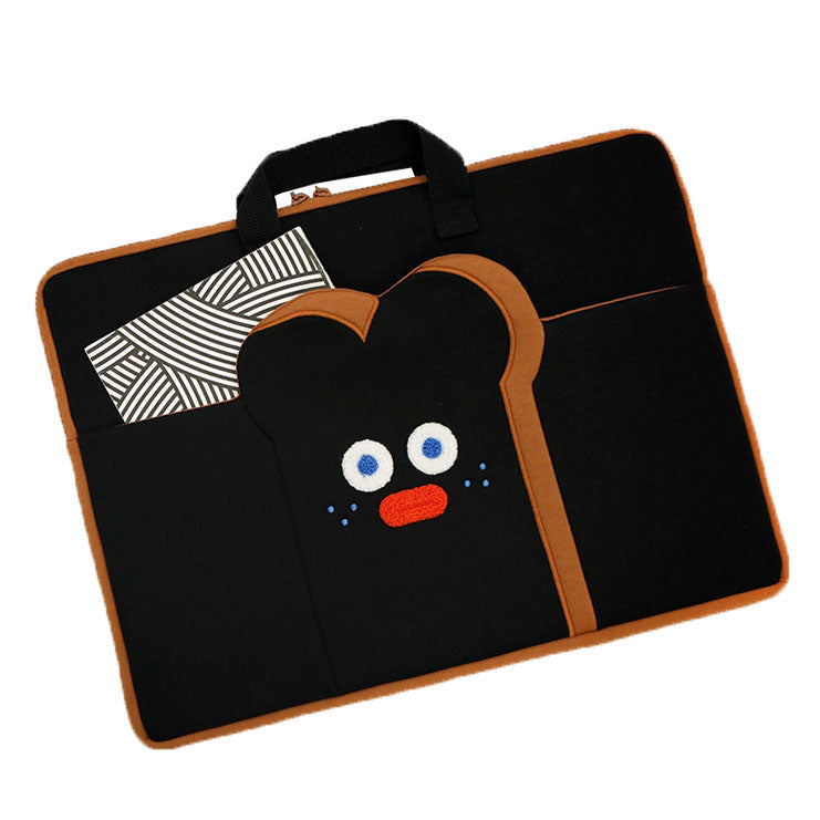 Square Laptop Briefcases Cute Character 15"17" Sleeves Handbags Purses