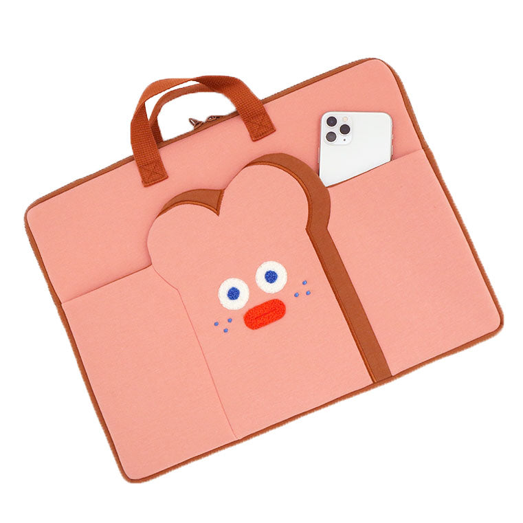 Square Laptop Briefcases Cute Character 15"17" Sleeves Handbags Purses