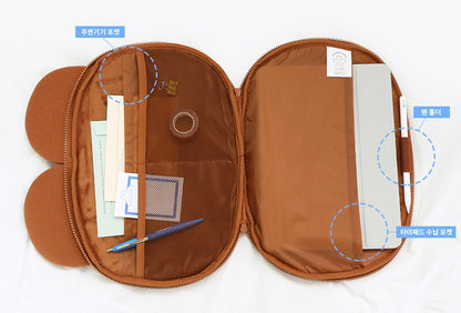 Cute Character 11" Ipad Laptop Pouch Sleeves Protective Covers Purses