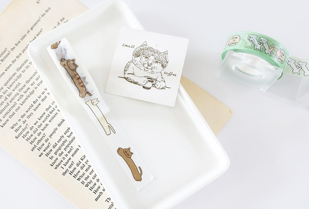 Cute Washi Masking Tape Paper Creative Stationery School 5 Rolls 15mm