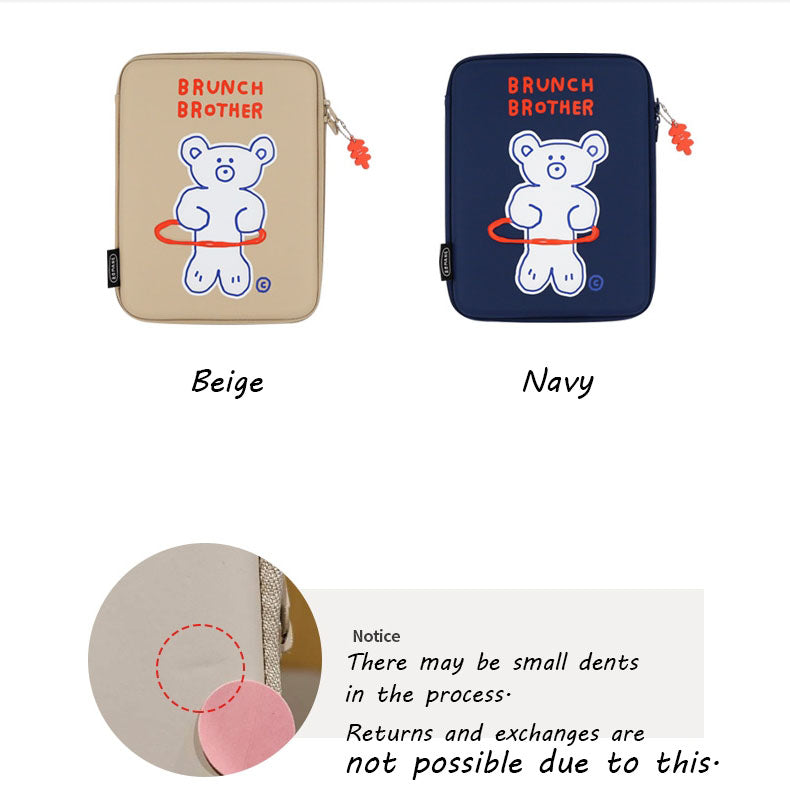 Hola Bear Character 11"Inch IPad Laptop Pouch Sleeves Protective Cover