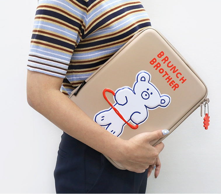 Hola Bear Character 11"Inch IPad Laptop Pouch Sleeves Protective Cover