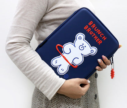 Hola Bear Character 11"Inch IPad Laptop Pouch Sleeves Protective Cover