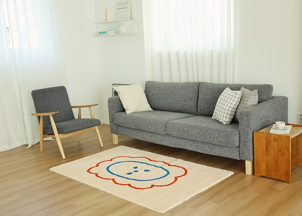 Beige Lion Carpet Home decor Livingroom Children Rugs Bedroom antislip