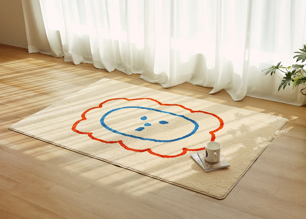 Beige Lion Carpet Home decor Livingroom Children Rugs Bedroom antislip