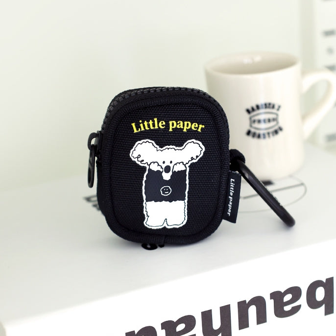 Little Paper Airpods/Pro Galaxy Buds Pouches Bags Cute Purses Bags Carrying Keyring