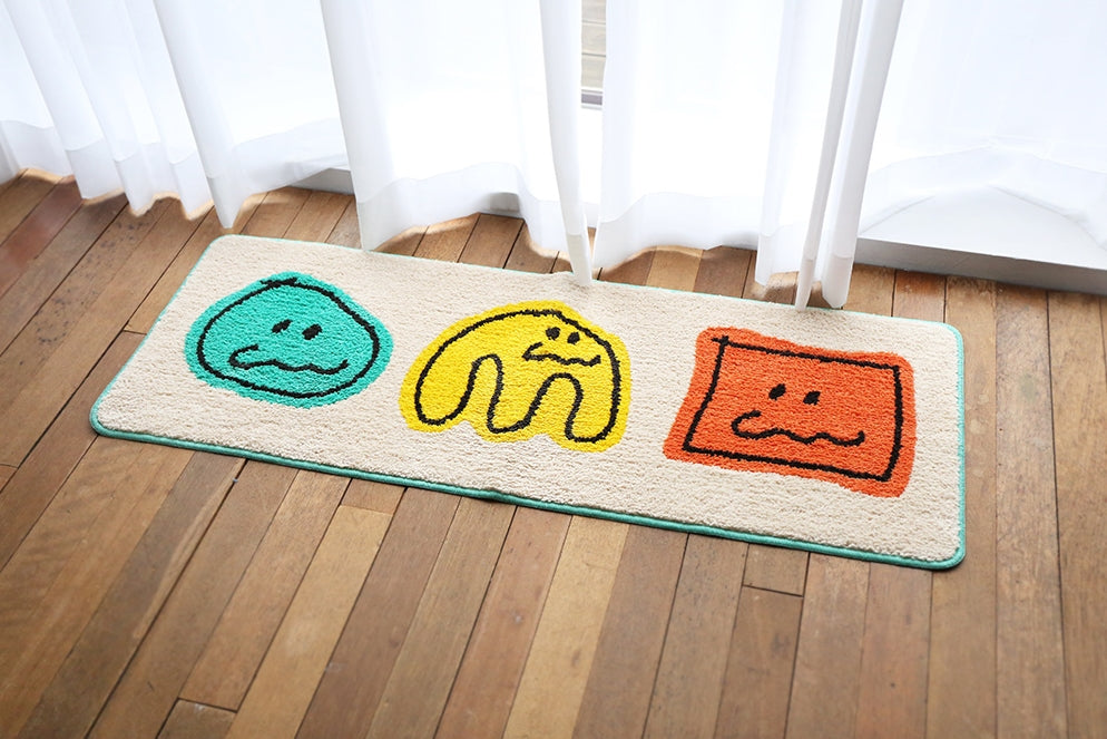 Cute Characters Bathroom Floor Foot Rugs Long Mats Home Bed Door Pads
