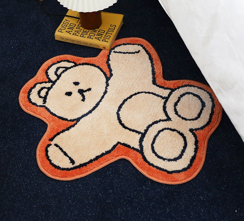 Bear Cute Bathroom Floor Foot Rugs Mats Non Slip Indoor Home Pads Soft