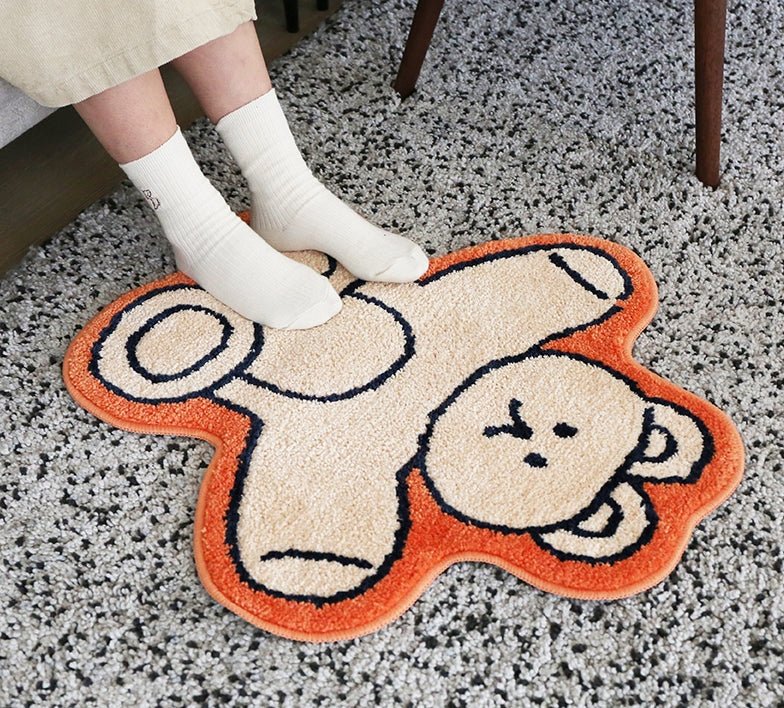 Bear Cute Bathroom Floor Foot Rugs Mats Non Slip Indoor Home Pads Soft