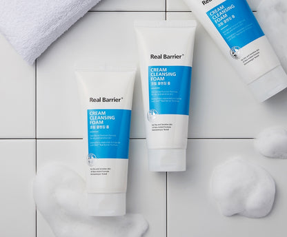 Real Barrier CREAM CLEANSING FOAM 150g Korean Womens Skincare Facial